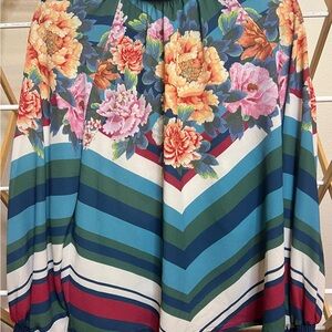 Jealous Tomato Multicolor Patterned Top